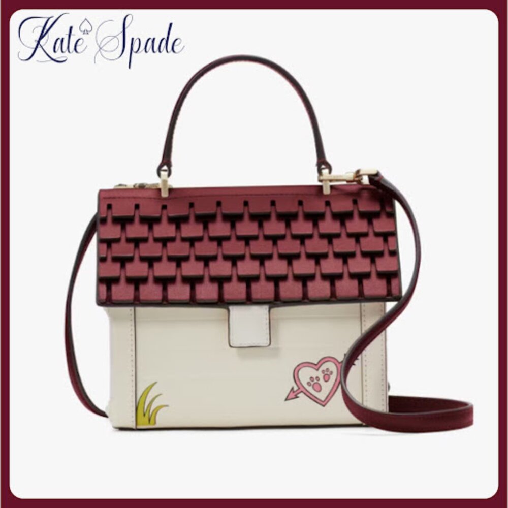 NWT Kate Spade X Disney Dog House Disney Lady Tramp Leather Bag Crossbody Purse - Picture 9 of 13